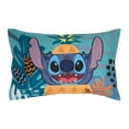 thumbnail image 5 of Disney Stitch 4 Piece Toddler Bed Set, Teal and Purple, Comforter, Fitted Sheet, Top Sheet, Pillowcase, Unisex, 5 of 7