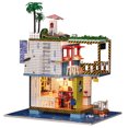 thumbnail image 4 of DIY Miniature House Toy Handicrafts House Simulation Furniture Assembly Models Toy GiftK‑038 Small House Standard, 4 of 9