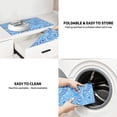 thumbnail image 6 of YFYANG Microfiber Dish Drying Mat for Kitchen, Reusable Blue National Paisley Pattern Large Dish Mat, 18" x 24", 6 of 9