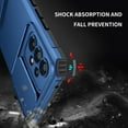 thumbnail image 6 of Dteck for Samsung Galaxy S21 Ultra Case with Screen Protector, Slide Camera Protector Phone Case with Built-in Stand Shockproof Rugged Bumper for Samsung Galaxy S21 Ultra,Blue, 6 of 7