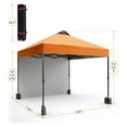 thumbnail image 3 of M optimized Pop Up Canopy 10'x10' Outdoor Sun Shade Instant Tent with 1 Sidewall & Vented Roof, Commercial Sun Shelter, Portable Canopy Shelter for Outdoor Party, Camping, Commercial Events, 3 of 9