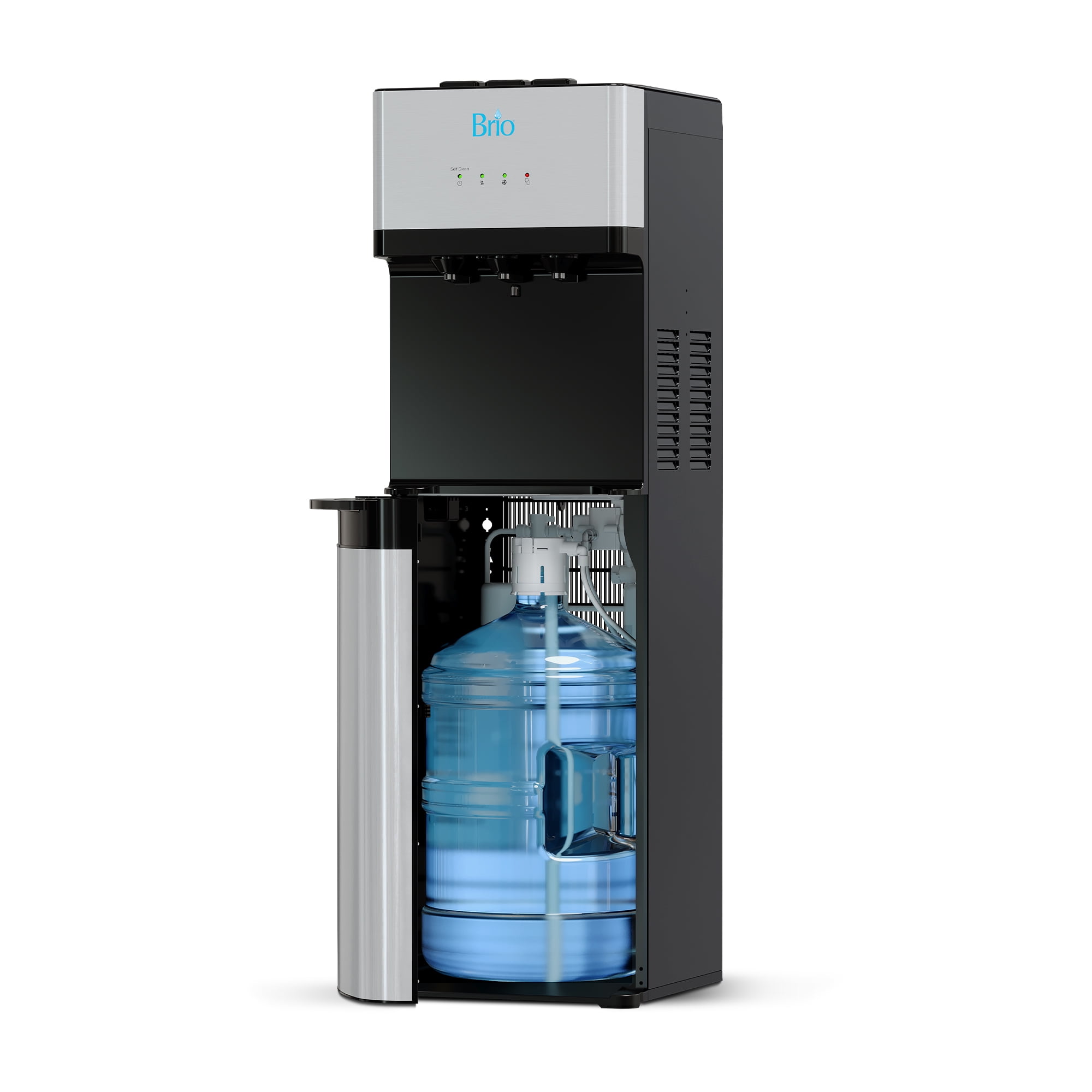 Brio 520 Series Bottom Loading No-Line Tri-Temperature 2 Stage Filtration Water Cooler Dispenser