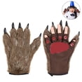thumbnail image 1 of Guantes de hombre lobo Pata Guantes de felpa de invierno sin dedos 1 par Fokelyi 221682, 1 of 8
