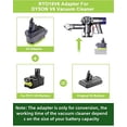 thumbnail image 4 of Adaptador de batería MAKBOS para Ryobi 18V para reemplazar Dyson V6, 4 of 6