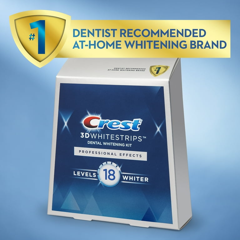 ホワイトニング Crest 3D Whitestrips Professional Effects Whitestrip Crest 3D Whitestrips Teeth Whitening Kit, 20 Treatments