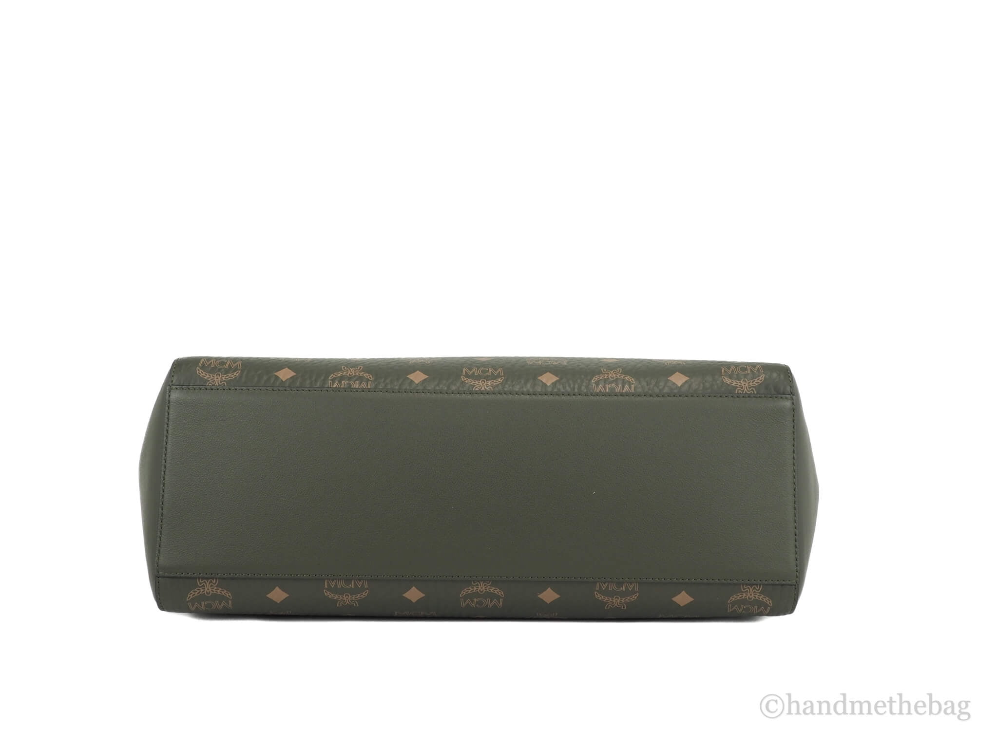MCM Portuna Medium Signature Visetos Tumbled Leather Multifunction Top  Handle Shopper Tote Handbag (Powder Pink)