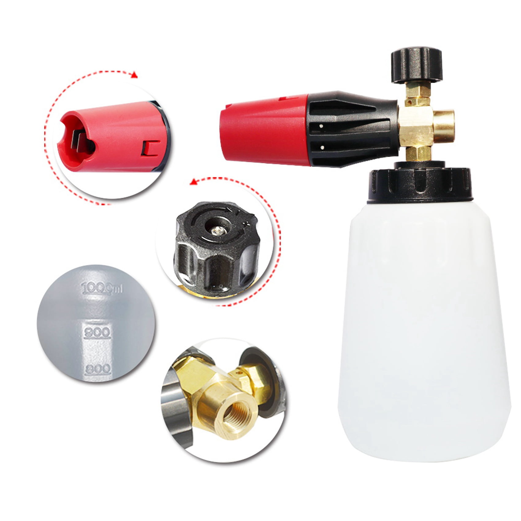 Online Orders And Shipping Fast High Quality Goods Adjustable Snow Foam Lance Washer Trim Car 