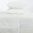 thumbnail image 3 of Great Bay Home Striped Microfiber Wrinkle Resistant Sheet Set  (King, Dark Grey), 3 of 7