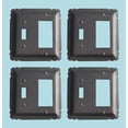 thumbnail image 2 of 4 Switchplate Black Wrought Iron GFI/Toggle 5 1/4" | Renovator's Supply, 2 of 2