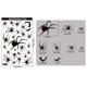 thumbnail image 5 of Calcomanías para ventanas Calcomanías para ventanas de Halloween Murciélagos, arañas Fantasmas Calaveras, Calcomanías para ventanas Escaparate de ventana de fiesta de Halloween 4 hojas, 5 of 5