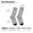 thumbnail image 4 of Goofa Colorful Llama Printed Men's Crew Socks, Soft Durable Breathable Moisture-Wicking with Odor Control Cotton socks, 4 of 9