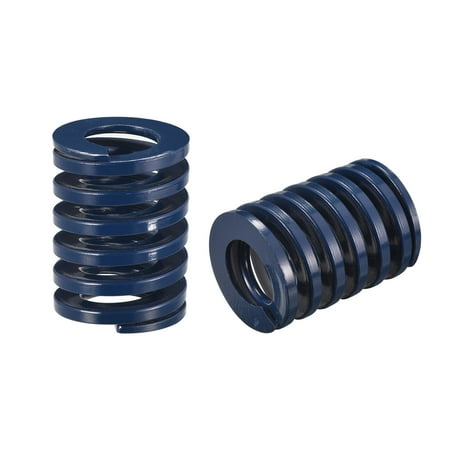 

Die Spring 2 Pack 40mm OD 45mm Long Spiral Stamping Light Load Compression Die Springs Blue