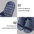 thumbnail image 3 of Shower Slippers Bathroom Anti-Slip PVC Indoor House Sandals, 3 of 5