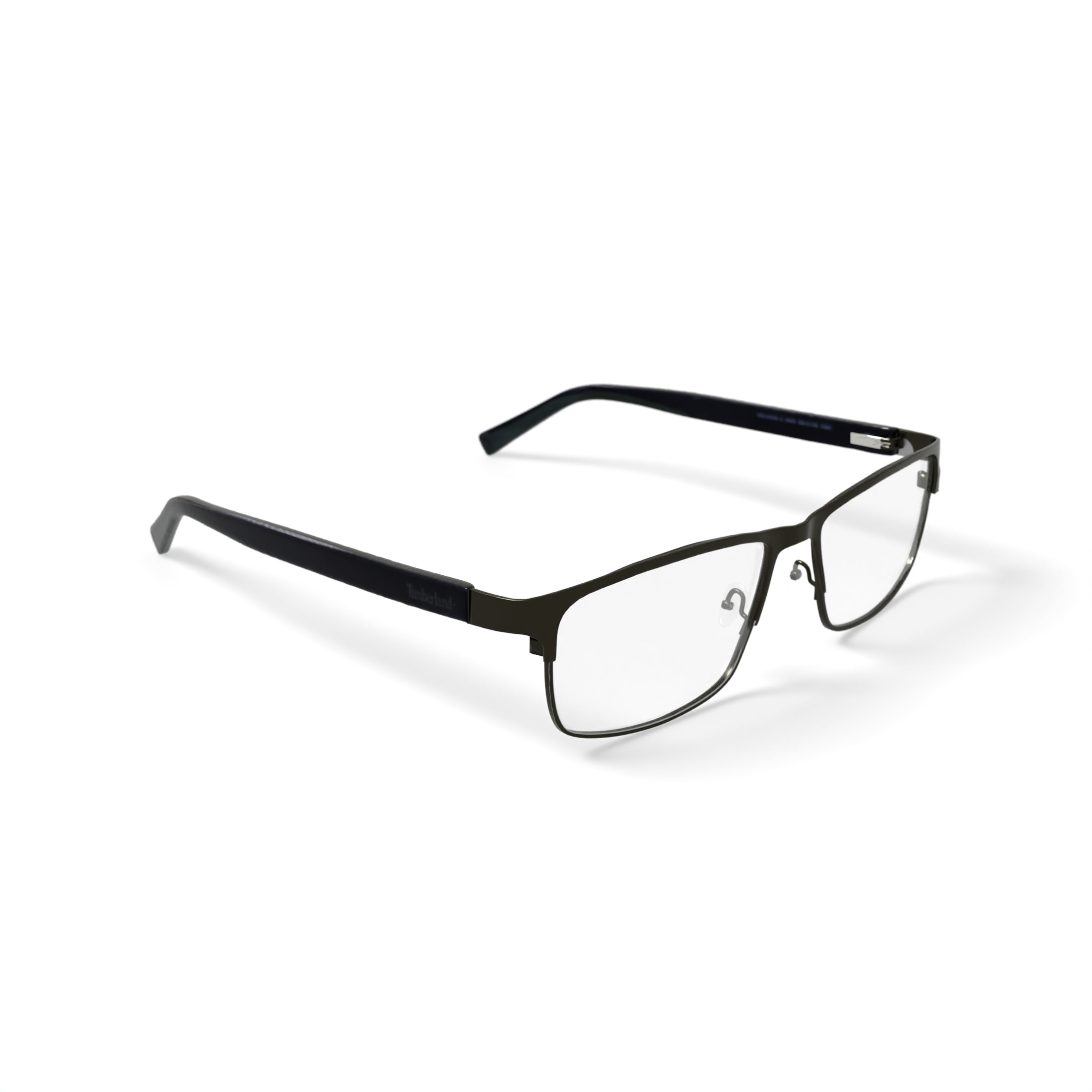 Timberland Men's TB1806-1 Browline Prescription Eyeglasses with Case, Green