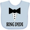 thumbnail image 3 of Inktastic Ring Dude Ringbearer Bridal Party Wedding Boys Baby Bib, 3 of 4