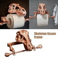 thumbnail image 2 of FNGZ Home Textile Storage Clearance Promo Dinosaur Tissue Holder Toilet Paper Holder Bathroom Storage Rose Gold, 2 of 9