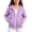 Purple#kids hoodies, variant on FAVIPT Girls Zipper Hoodies Side Ribbon Bow Long Sleeve Hooded Sweatshirt with Kangaroo Pocket Casual Cute Loose Hoodie Jacket Blue,10-11Years