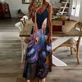 thumbnail image 3 of Octopus in The Mysterious Ocean Sleeveless Dress Women's Luxury Party Dress Birthday Dresses for Women, 3 of 7