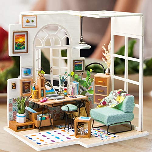 Rolife Wooden Room Model Kit-Flower House-Home Decoration-Pretty Party Playset 