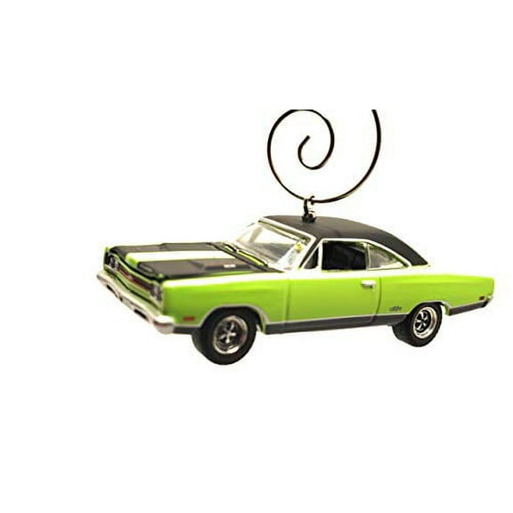 1960 Plymouth Hemi GTX Christmas Ornament 1:64 Green