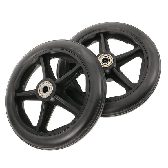 Ruedas delanteras para silla de ruedas, andador, ruedas de repuesto antideslizantes, 2 uds.