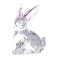 thumbnail image 4 of Figura de conejo de Pascua, estatua de conejito, arte artesanal, adorno, figura decorativa para Rosa, 4 of 9