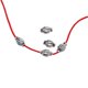 thumbnail image 3 of espaciadoras sueltas de plata antigua de rugby de 100 piezas para collar, , joyería, 3 of 9