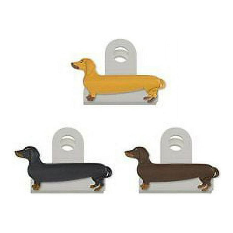 FurReal Heart Dachshund Dogs Hotdog Slider Pencil Box Case NEW