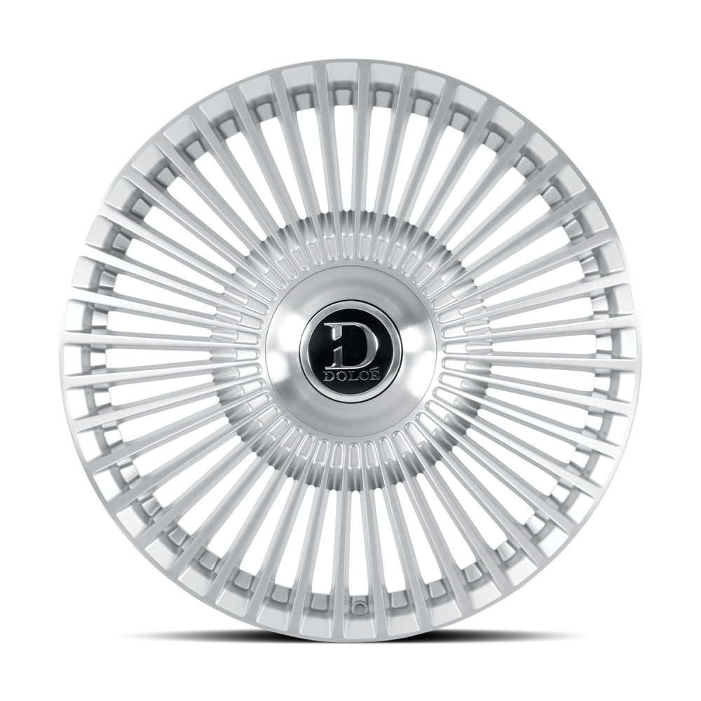 Dolce Luxury Trento 20X10.5 5X115/120 25et CB74.1 Glossy Sliver Brush Face Wheel