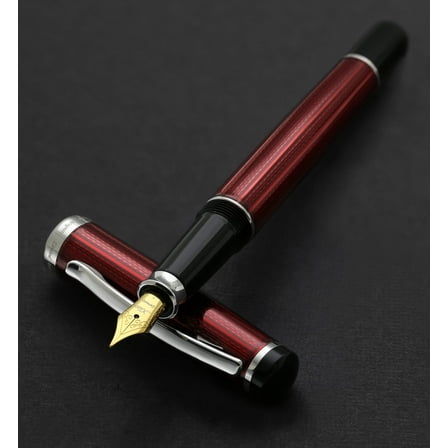 Xezo Xezo Incognito™ Diamond-Cut Lacquered Brass Fountain Pen (Medium Nib) - Burgundy Red
