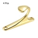 thumbnail image 3 of Soporte de Cortina Decorativa Montado en la Pared para Ventana Dorado 87mm X 23mm X 47mm 4pcs, 3 of 4