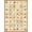 Burnt Orange Gray Cream, Pattern 2, variant on ODIKA 8'x10' Washable Area Rug Durable, Non-Slip Abc Circle Letter Motif Classroom Childcare Oval Playroom Alphabet Flowing for Living Room, Under Sectional, Family