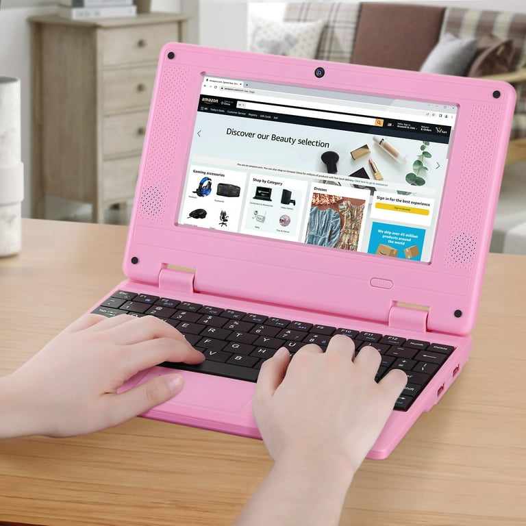 10-inch Mini Laptop With Android 12 - 64GB, 2GB RAM, Quad-Core, WiFi, Webcam, Includes Mouse & Charger