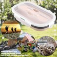 thumbnail image 1 of Food Storage Container, Lunch Containers Leftover Meal Box Foldable And Collapsible  For Refrigerator Microwave Oven, Dishwasher For Work Camping, Travel, 1 of 8