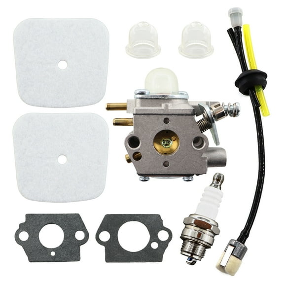 Carburetor Air Filter Kit For Echo HCA-2400 PPSR-2433 PE-2400 SRM-2400 GT2400 Rep WT-424-1 WT-424C 12300052132, 12300052131