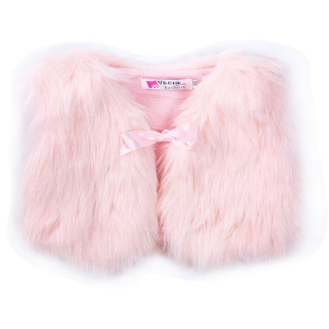 Gilet d'Hiver Chaud pour Bébé Fille Noir 2-3 Ans