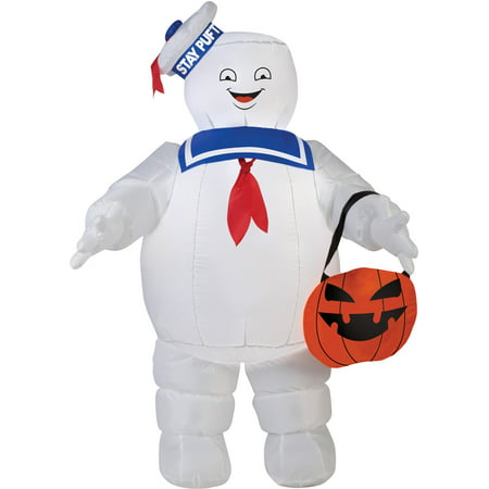 Classic Ghostbuster Stay Puft Marshmallow Man Inflatable Yard Prop Decoration