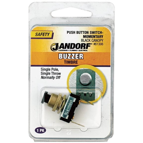 Jandorf 61306 Switch, 3/6 A, 120/240 V, SPST, Screw Terminal