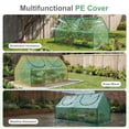 thumbnail image 6 of Aoodor 6 ft. x 3 ft. x 3 ft. Mini Gardening Greenhouse with 2 Zipper Doors for Flowers, vegetables and herbs - Green, 6 of 8