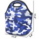 thumbnail image 3 of Lonchera FlowFly de Neopreno Aislante para Niños Camuflaje Azul, 3 of 7