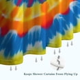 thumbnail image 6 of Colorful Tie Dye Mandala Shower Curtain 72"x72" ,Bathroom Decorative Shower Curtains Set with 12 Hooks,Modern Waterproof Washable Shower Curtain, 6 of 6