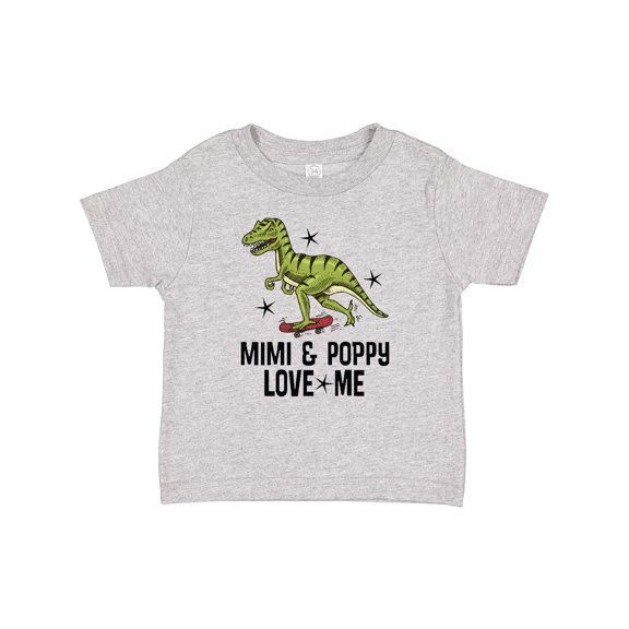Inktastic Mimi and Poppy Love Me Grandson Boys Baby T-Shirt