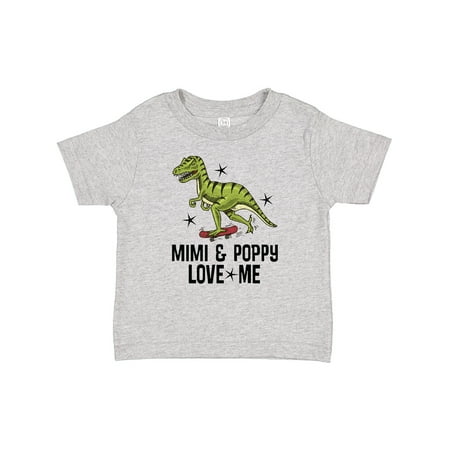 

Inktastic Mimi and Poppy Love Me Grandson Gift Baby Boy T-Shirt