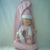 Cititoys Pink Soft Doll Back Pack Baby with Bottle & Toy