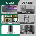 thumbnail image 4 of IKIMI 3-Tier Metal Storage Shelves, Heavy Duty Garage Shelving Storage Rack with Adjustable Shelves for Home, Shed, Warehouse,Basement, Black,31.5"H x 34"W x 18"D, 4 of 7