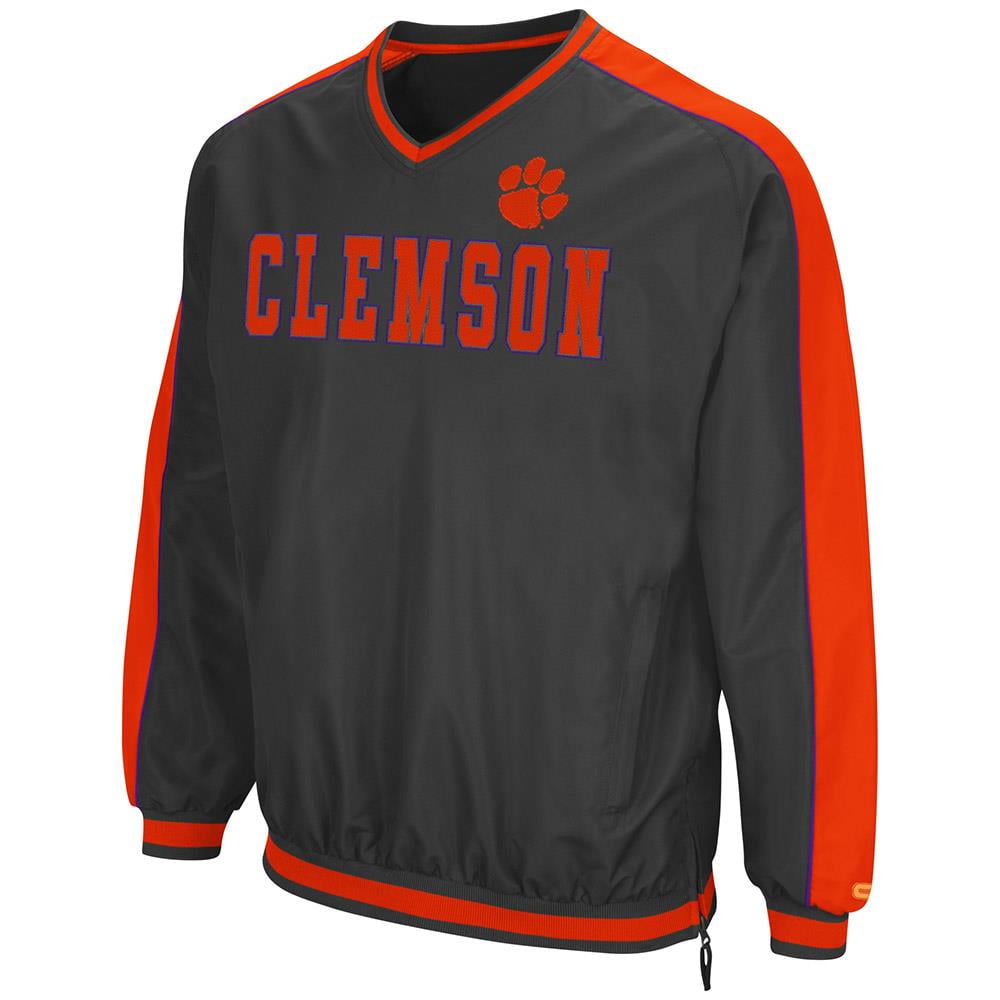 Mens Clemson Tigers Attack Line Wind Breaker Jacket by Colosseum