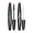 Black;White, variant on Giftesty Waterproof Voluminous Mascara Thick Curling Long-lasting Non Smudging Eyelash Makeup,Black,10ml