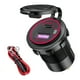 thumbnail image 1 of Kenally Adaptador de carga USB para encendedor de 12-24V CC, a prueba de polvo para motocicleta, barco, caravana, coche, protección contra Paneles de instrumentos para automóviles Luz roja Kenally VI017321-03B, 1 of 6