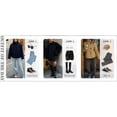 thumbnail image 6 of PUWEI Women's Casual Cropped Peacoat Wool Blend Single-Breasted Fall Winter Short Jacket Outwear, 6 of 7