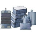 thumbnail image 2 of PENGXIANG Packing Cubes for Travel 8Pcs Luggage Packing Cubes Set with Cosmetic Bag Clothes Bag Shoe Bag Toiletry Bag Foldable Luggage Storage Bag Lightweight Travel Luggage Packing Organ, 2 of 11